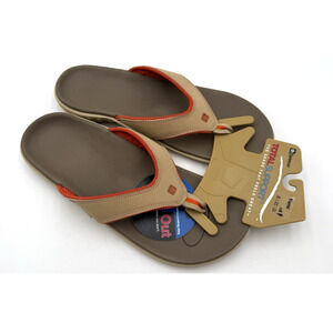 Spenco YUMI Men's NEW Sandal Brown Orange US Size 8